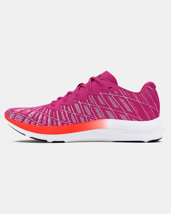 Women's UA Charged Breeze 2 Running Shoes, Pink, pdpMainDesktop image number 1